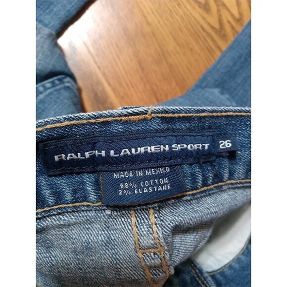 RALPH LAUREN Jeans Womens 26 BLUE SPORT Preowned Denim Summer Winter Used Work - Picture 10 of 10